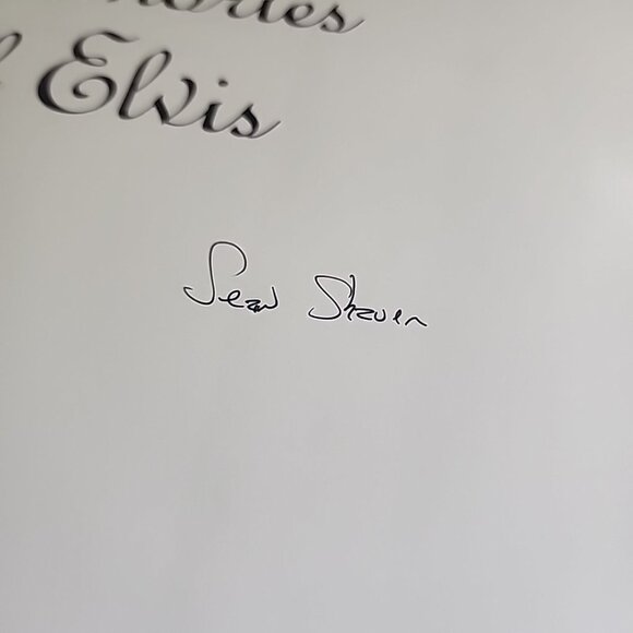 OUR MEMORIES OF ELVIS Signed  by Sean Shaver W Letters /HardCvr - Picture 4 of 11